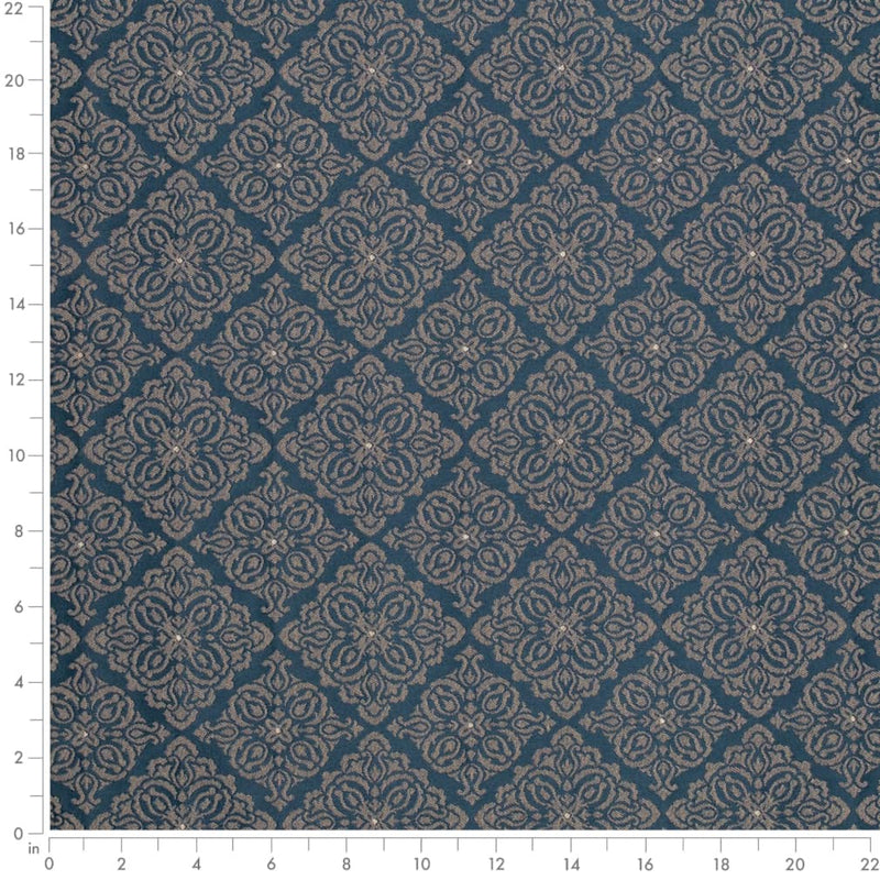 Charlotte - D4053 - Navy Elsa - Fabric by the Yard - D4053 - D4053_Ruler