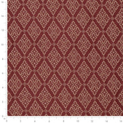 Charlotte - D4059 - Garnet Lily - Fabric by the Yard - D4059 - D4059_Ruler
