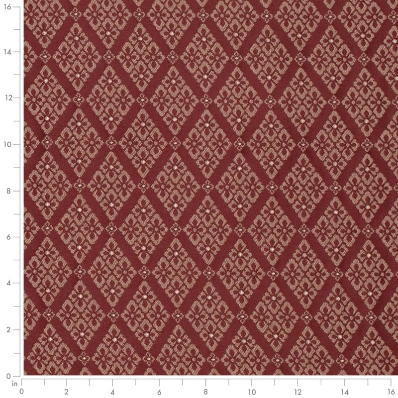 Charlotte - D4059 - Garnet Lily - Fabric by the Yard - D4059 - D4059_Ruler