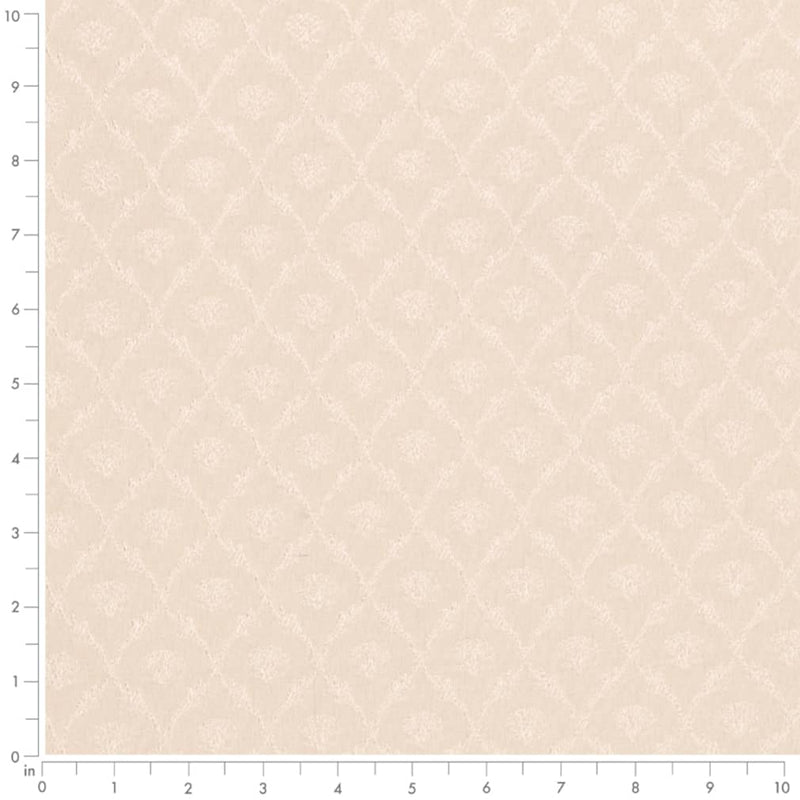 Charlotte - D4066 - Ivory Nina - Fabric by the Yard - D4066 - D4066_Ruler