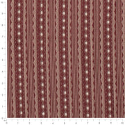 Charlotte - D4075 - Garnet Mona - Fabric by the Yard - D4075 - D4075_Ruler