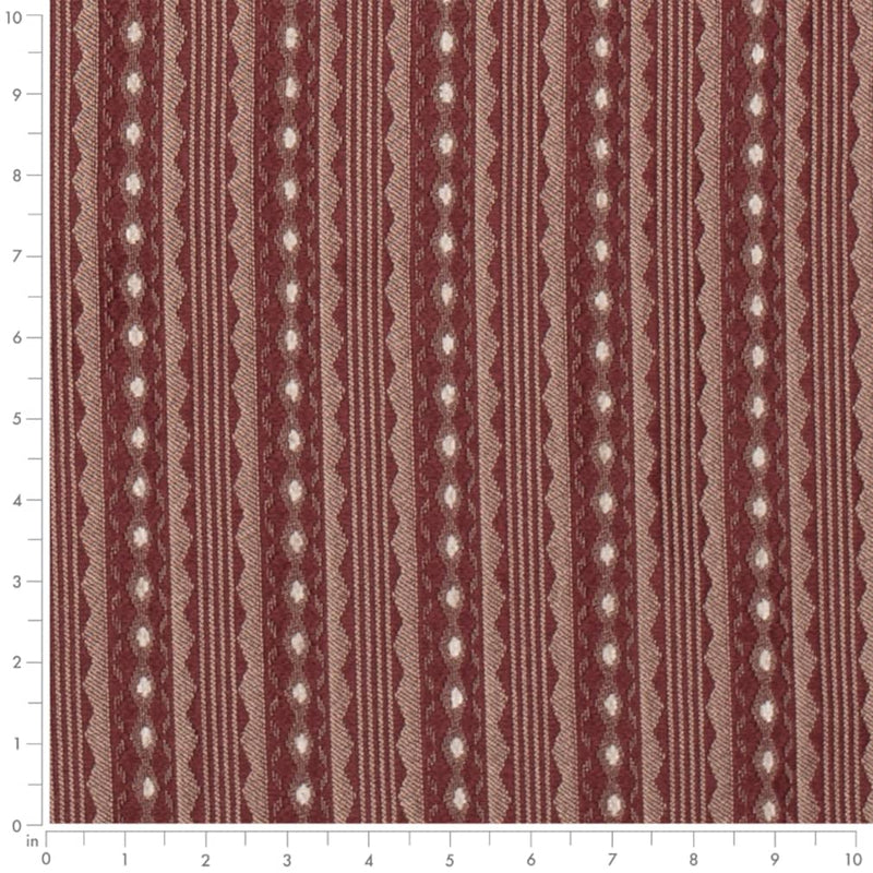 Charlotte - D4075 - Garnet Mona - Fabric by the Yard - D4075 - D4075_Ruler