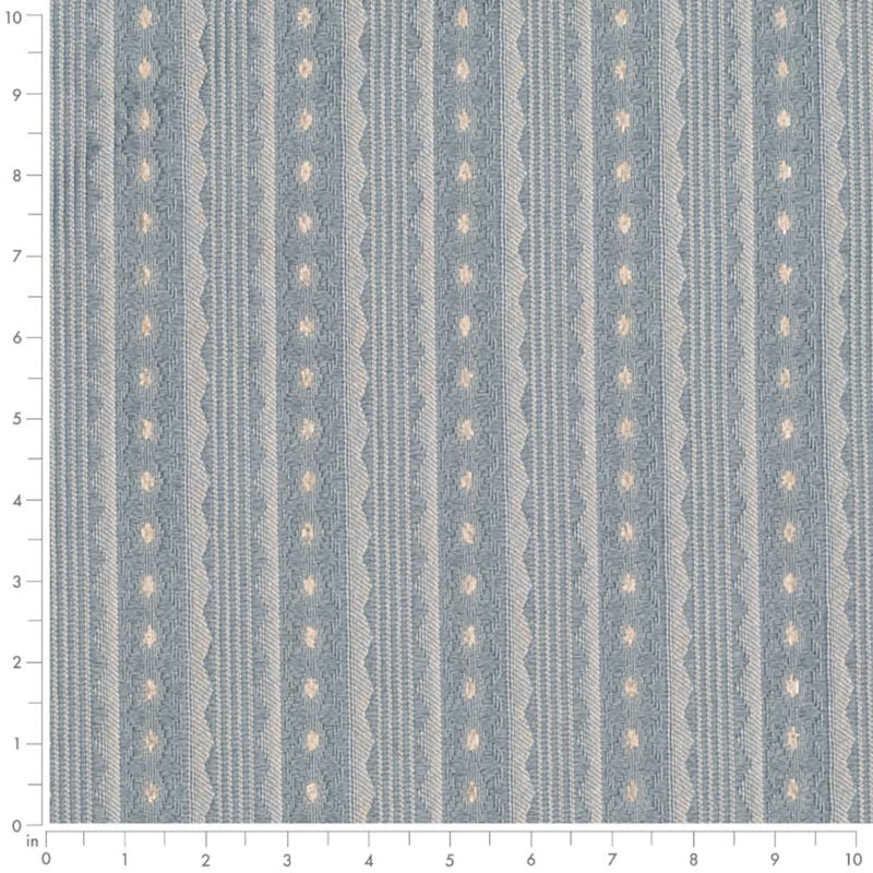 Charlotte - D4076 - Azure Mona - Fabric by the Yard - D4076 - D4076_Ruler