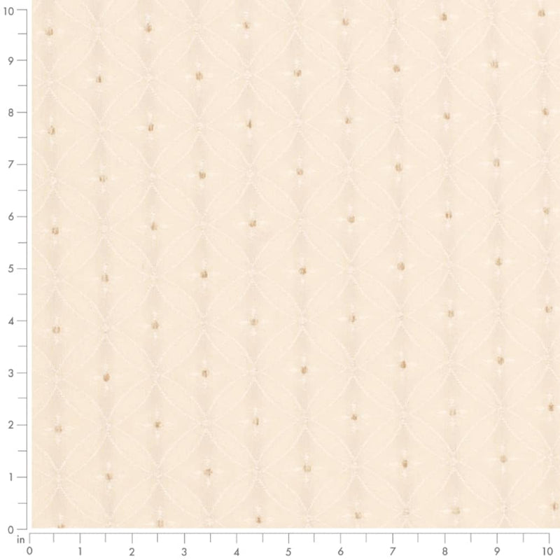 Charlotte - D4082 - Ivory Bria - Fabric by the Yard - D4082 - D4082_Ruler