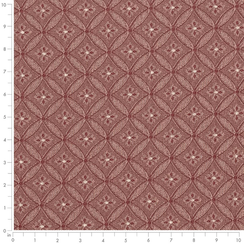 Charlotte - D4083 - Garnet Bria - Fabric by the Yard - D4083 - D4083_Ruler