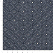 Charlotte - D4084 - Navy Bria - Fabric by the Yard - D4084 - D4084_Ruler