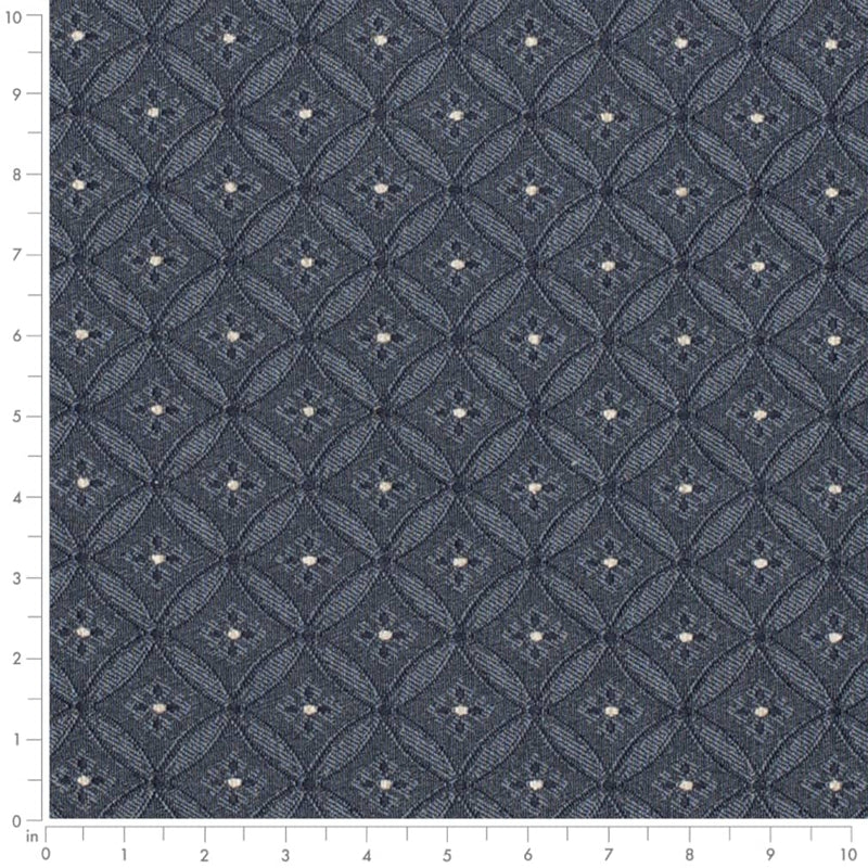 Charlotte - D4084 - Navy Bria - Fabric by the Yard - D4084 - D4084_Ruler