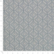 Charlotte - D4085 - Azure Bria - Fabric by the Yard - D4085 - D4085_Ruler