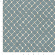 Charlotte - D4091 - Azure Julia - Fabric by the Yard - D4091 - D4091_Ruler