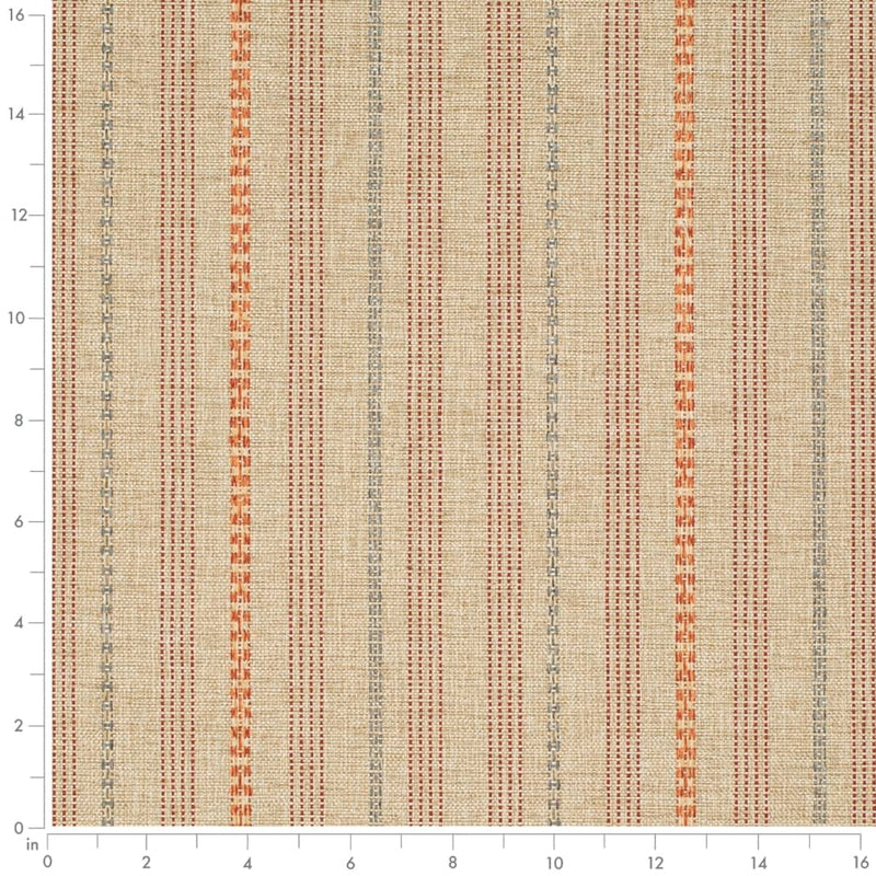 Charlotte - D4099 - Paprika - Fabric by the Yard - D4099 - D4099_Ruler