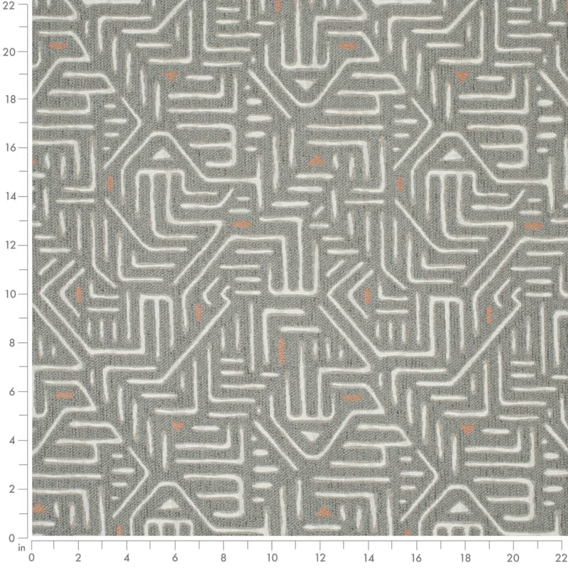 Charlotte - D4102 - Silver - Fabric by the Yard - D4102 - D4102_Ruler