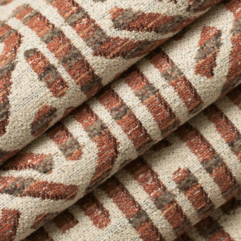 Charlotte - D4114 - Terracotta - Fabric by the Yard - D4114 - D4114_Rolled