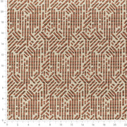 Charlotte - D4114 - Terracotta - Fabric by the Yard - D4114 - D4114_Ruler