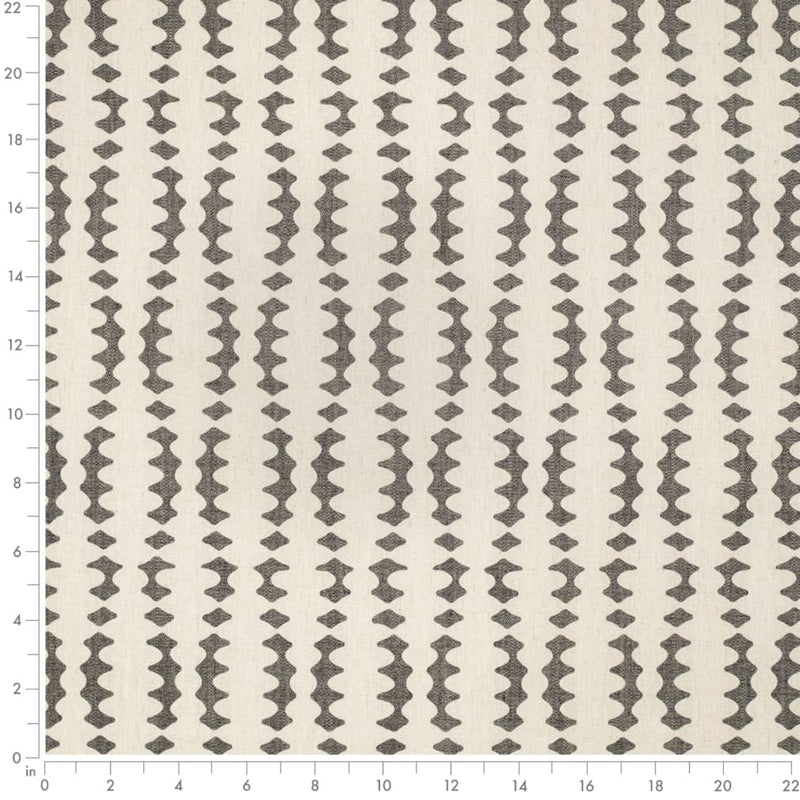 Charlotte - D4119 - Coal - Fabric by the Yard - D4119 - D4119_Ruler