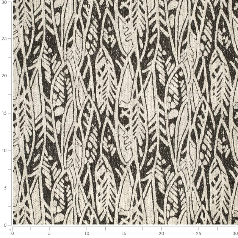 Charlotte - D4140 - Raven - Fabric by the Yard - D4140 - D4140_Ruler