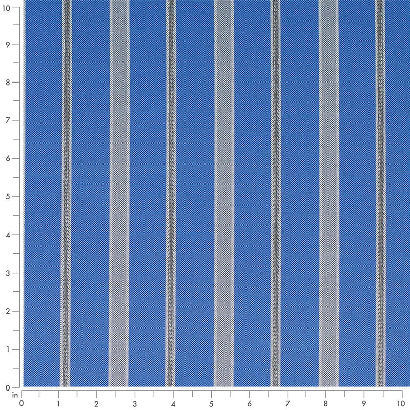 Charlotte - D4302 - Cobalt - Fabric by the Yard - D4302 - D4302_Ruler
