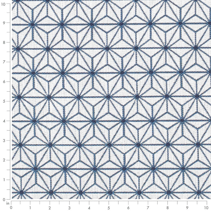 Charlotte - D4313 - Marine - Fabric by the Yard - D4313 - D4313_Ruler