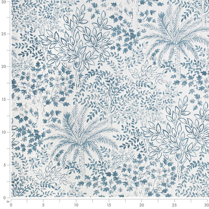 Charlotte - D4326 - Ocean - Fabric by the Yard - D4326 - D4326_Ruler