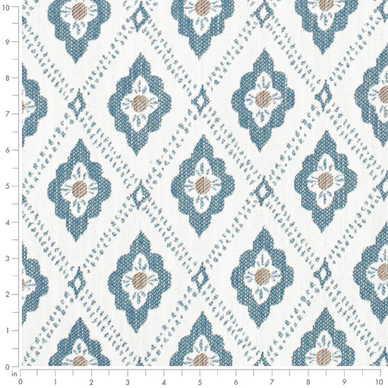 Charlotte - D4327 - Aegean - Fabric by the Yard - D4327 - D4327_Ruler