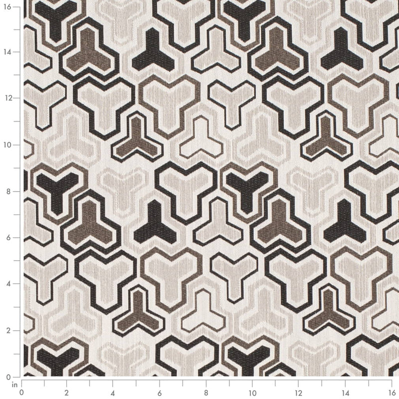 Charlotte - D4343 - Raven - Fabric by the Yard - D4343 - D4343_Ruler