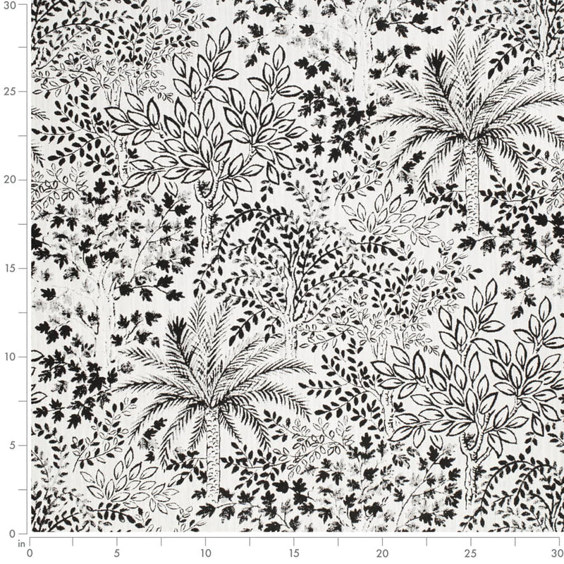 Charlotte - D4347 - Midnight - Fabric by the Yard - D4347 - D4347_Ruler
