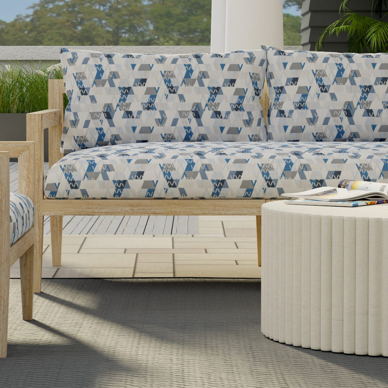 Charlotte - D4349 - Blue - Fabric by the Yard - D4349 - D4349_Furniture