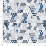Charlotte - D4349 - Blue - Fabric by the Yard - D4349 - D4349_Ruler