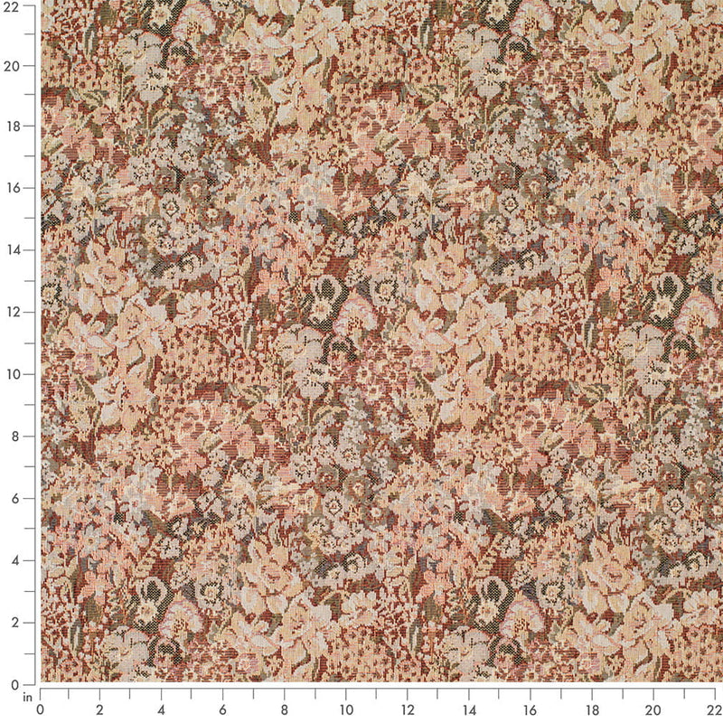 Charlotte - D4364 - Rosewood - Fabric by the Yard - D4364 - D4364_Ruler