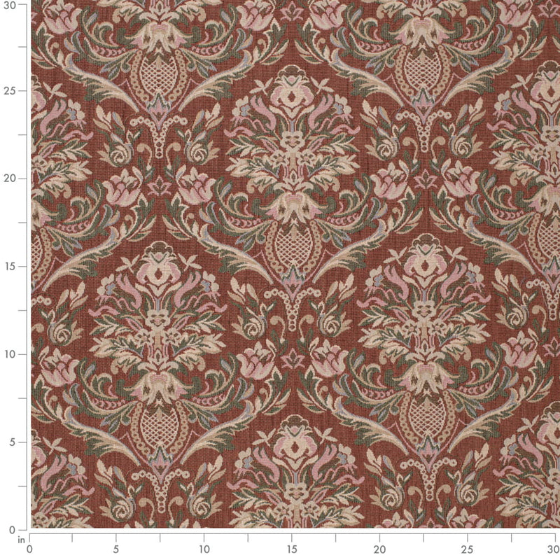 Charlotte - D4366 - Chili - Fabric by the Yard - D4366 - D4366_Ruler