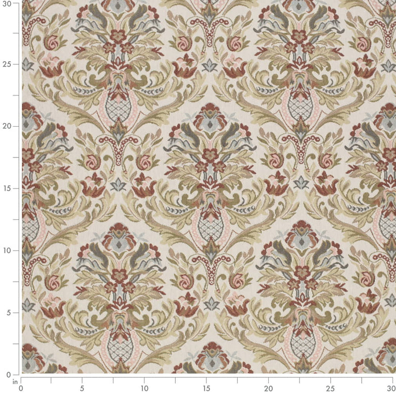 Charlotte - D4371 - Blue Garnet - Fabric by the Yard - D4371 - D4371_Ruler