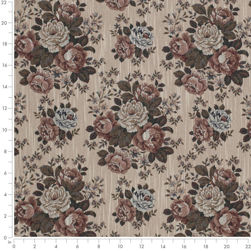 Charlotte - D4378 - Antique - Fabric by the Yard - D4378 - D4378_Ruler