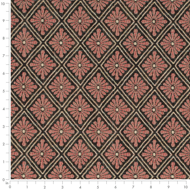 Charlotte - D4384 - Carnation - Fabric by the Yard - D4384 - D4384_Ruler