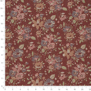 Charlotte - D4385 - Persimmon - Fabric by the Yard - D4385 - D4385_Ruler