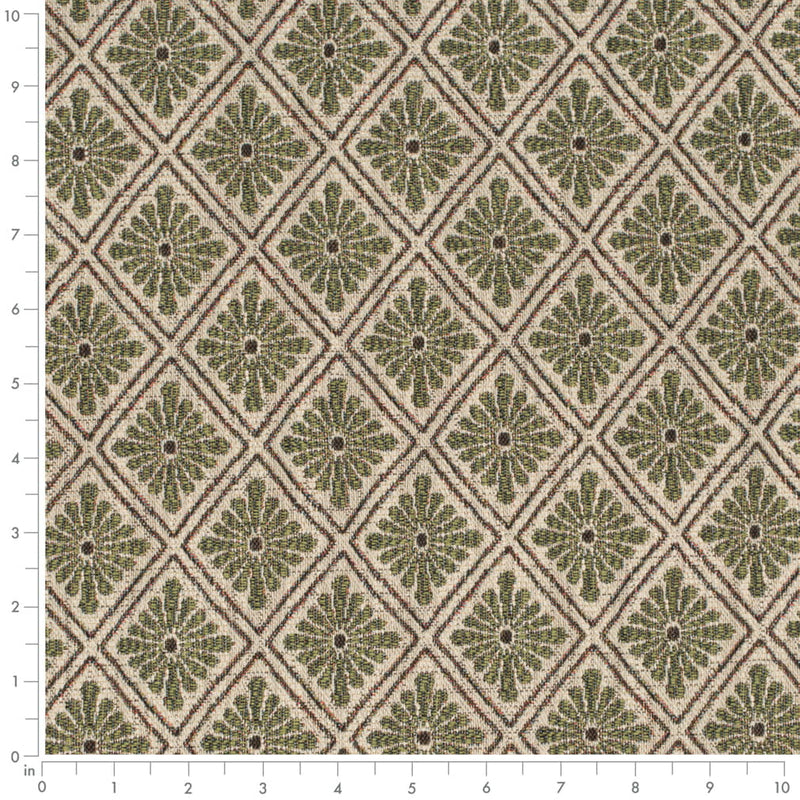 Charlotte - D4388 - Aloe - Fabric by the Yard - D4388 - D4388_Ruler