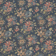 Charlotte - D4392 - Blue - Fabric by the Yard Blue