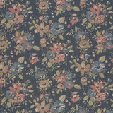 Charlotte - D4392 - Blue - Fabric by the Yard