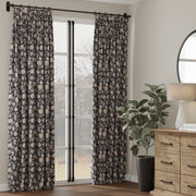 Charlotte - D4411 - Eve Navy - Fabric by the Yard - D4411 - D4411_Drapery