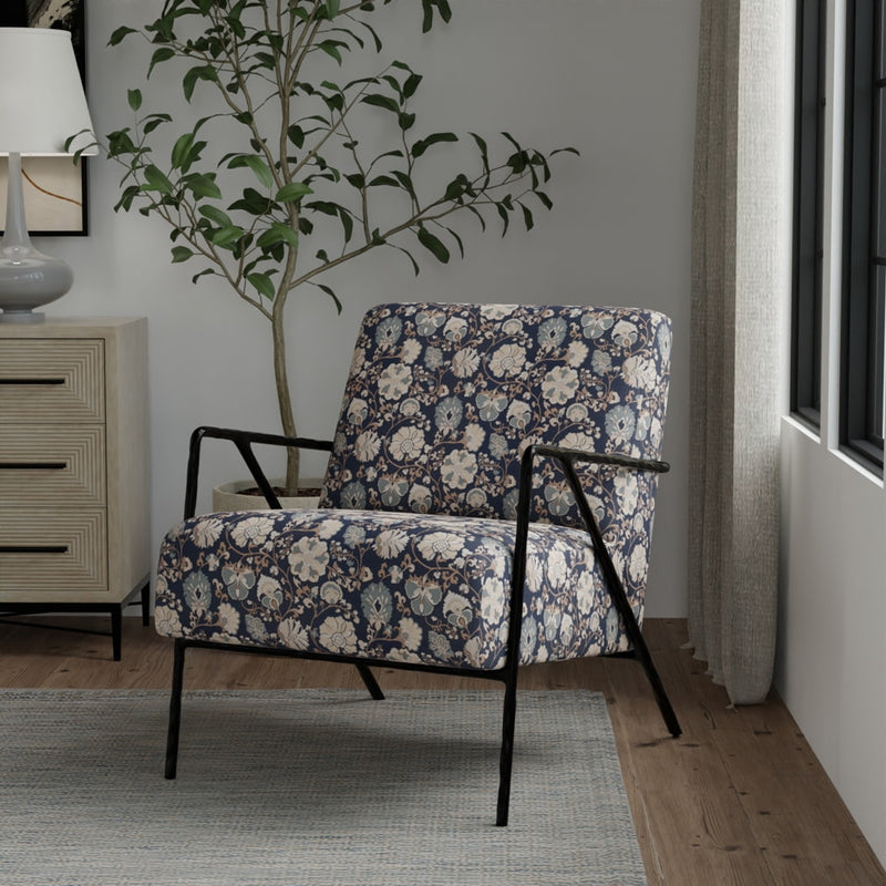 Charlotte - D4411 - Eve Navy - Fabric by the Yard - D4411 - D4411_Furniture