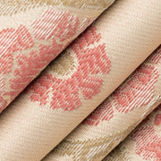 Charlotte - D4412 - Aurora Coral - Fabric by the Yard - D4412 - D4412_Rolled