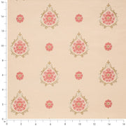Charlotte - D4412 - Aurora Coral - Fabric by the Yard - D4412 - D4412_Ruler
