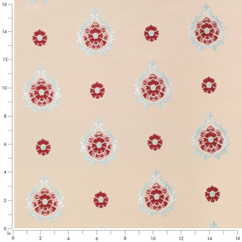 Charlotte - D4413 - Aurora Cardinal - Fabric by the Yard - D4413 - D4413_Ruler