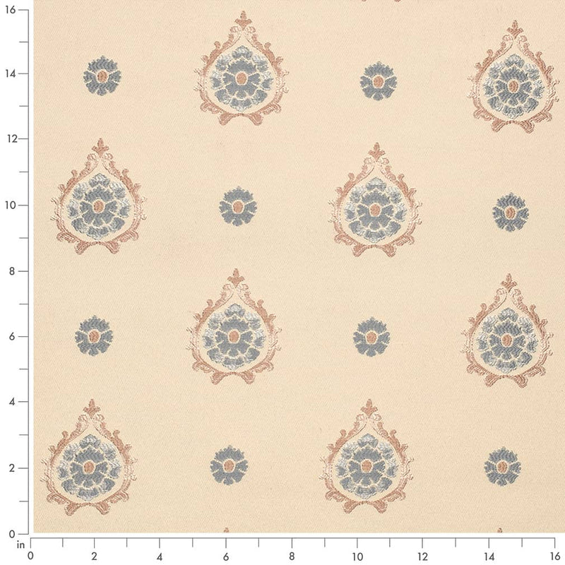 Charlotte - D4414 - Aurora Chambray - Fabric by the Yard - D4414 - D4414_Ruler