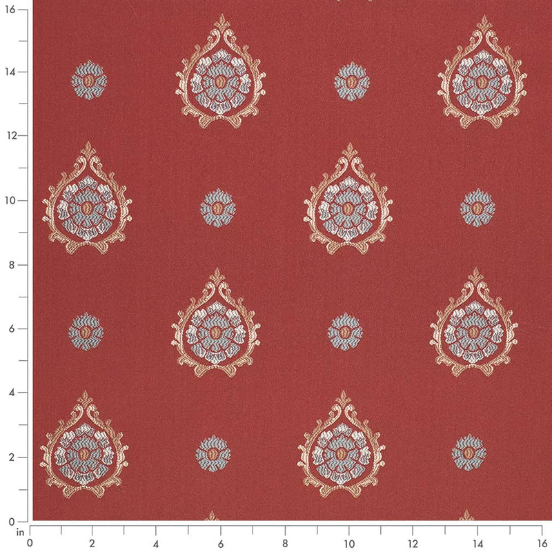Charlotte - D4416 - Aurora Garnet - Fabric by the Yard - D4416 - D4416_Ruler