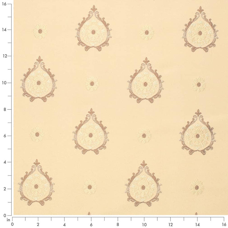 Charlotte - D4417 - Aurora Oyster - Fabric by the Yard - D4417 - D4417_Ruler