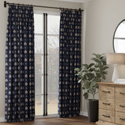 Charlotte - D4418 - Aurora Navy - Fabric by the Yard - D4418 - D4418_Drapery