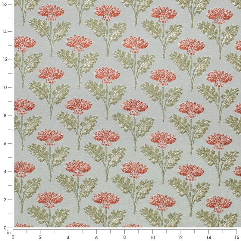 Charlotte - D4422 - Grace Aqua - Fabric by the Yard - D4422 - D4422_Ruler