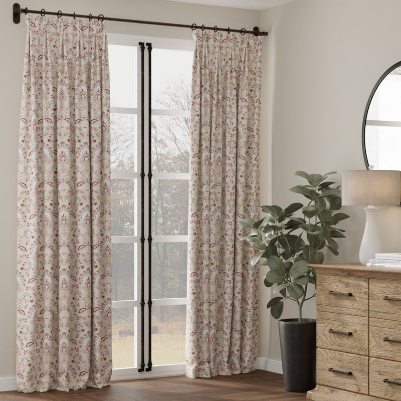 Charlotte - D4433 - Felicity Cardinal - Fabric by the Yard - D4433 - D4433_Drapery