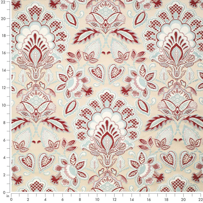 Charlotte - D4433 - Felicity Cardinal - Fabric by the Yard - D4433 - D4433_Ruler