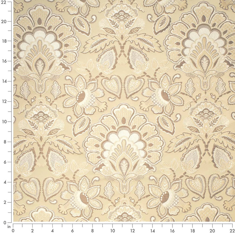 Charlotte - D4438 - Felicity Oyster - Fabric by the Yard - D4438 - D4438_Ruler