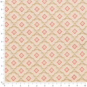 Charlotte - D4440 - Mae Coral - Fabric by the Yard - D4440 - D4440_Ruler